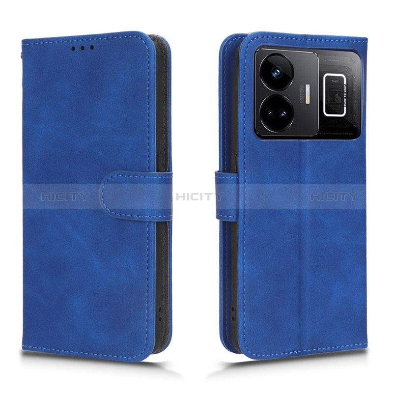 Custodia Portafoglio In Pelle Cover con Supporto L01Z per Realme GT Neo5 240W 5G Blu