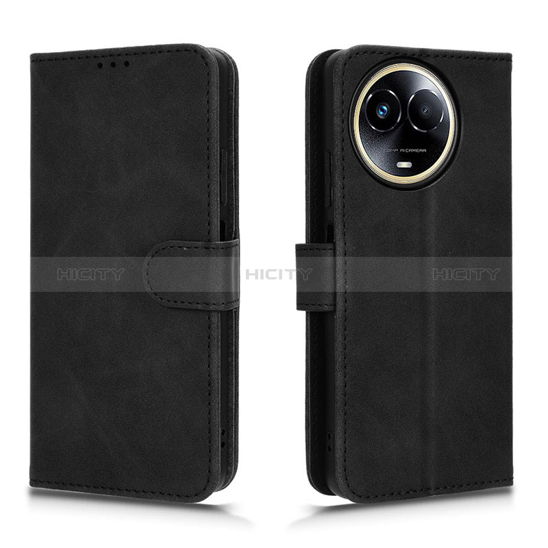 Custodia Portafoglio In Pelle Cover con Supporto L01Z per Realme V50 5G Nero