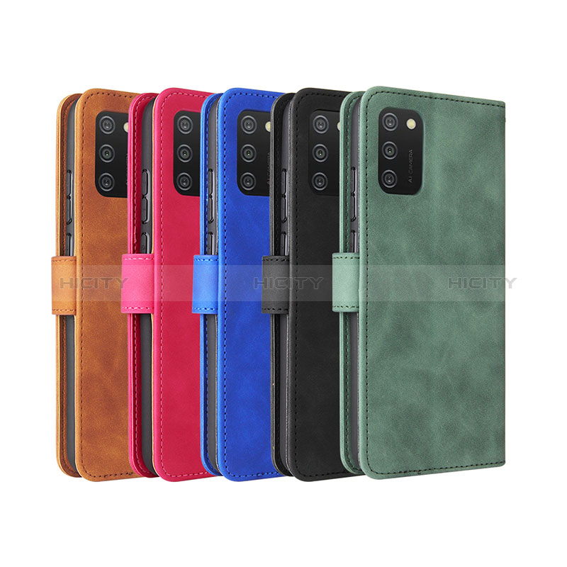 Custodia Portafoglio In Pelle Cover con Supporto L01Z per Samsung Galaxy A02s