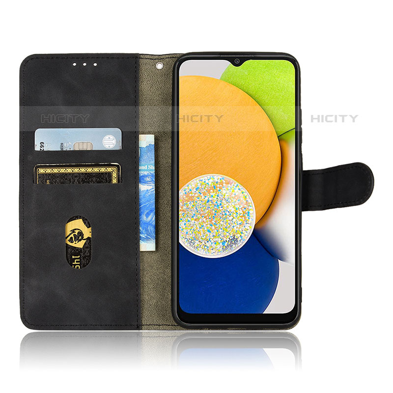 Custodia Portafoglio In Pelle Cover con Supporto L01Z per Samsung Galaxy A03