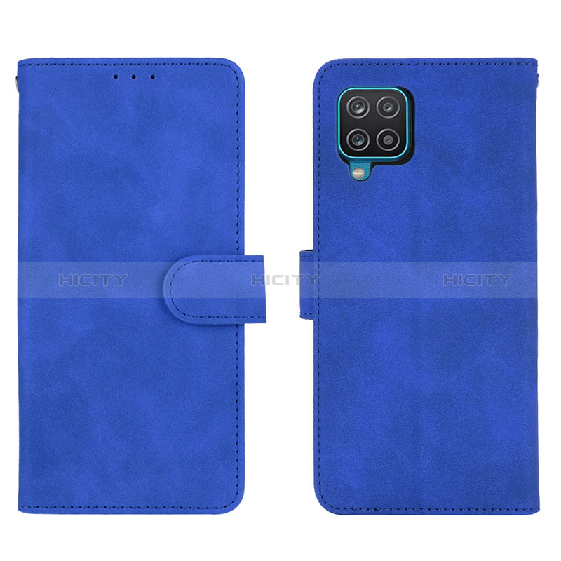 Custodia Portafoglio In Pelle Cover con Supporto L01Z per Samsung Galaxy A12