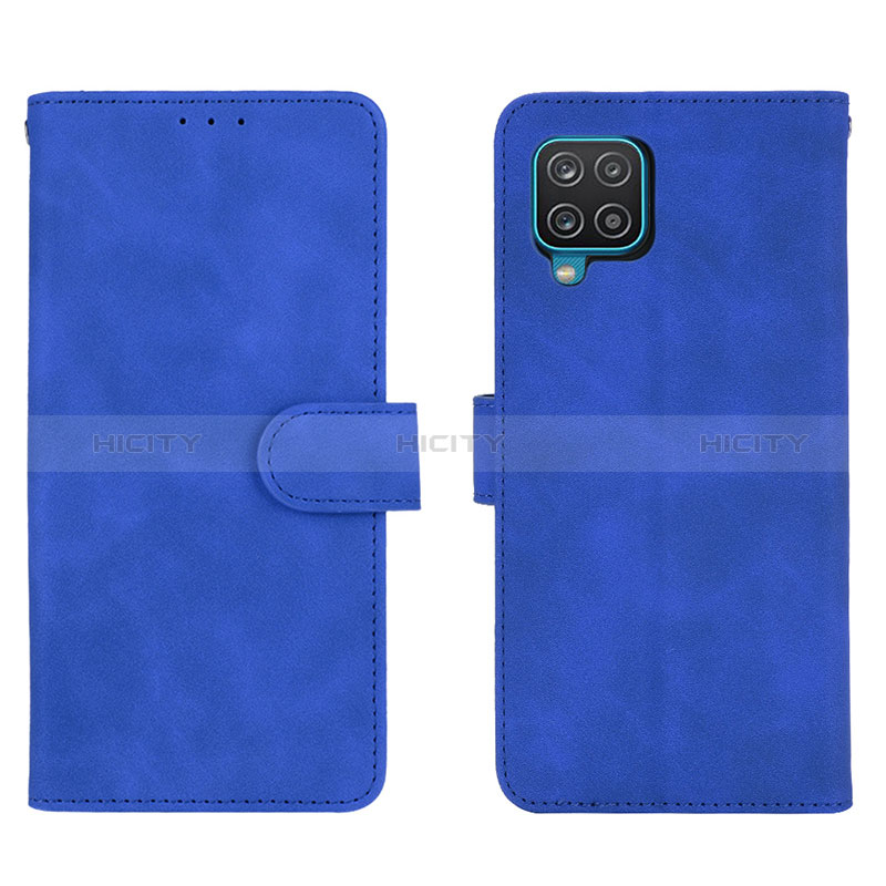 Custodia Portafoglio In Pelle Cover con Supporto L01Z per Samsung Galaxy A12 Nacho