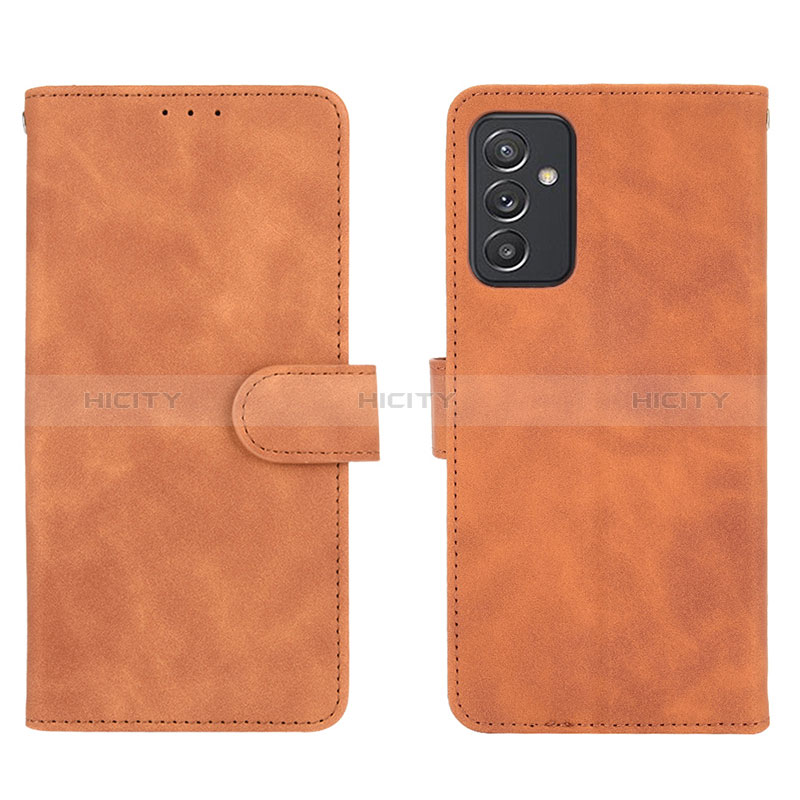 Custodia Portafoglio In Pelle Cover con Supporto L01Z per Samsung Galaxy A15 LTE Marrone