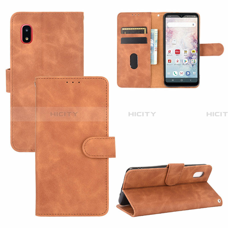 Custodia Portafoglio In Pelle Cover con Supporto L01Z per Samsung Galaxy A20 SC-02M SCV46