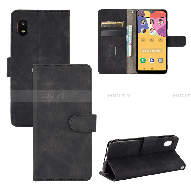 Custodia Portafoglio In Pelle Cover con Supporto L01Z per Samsung Galaxy A21 SC-42A