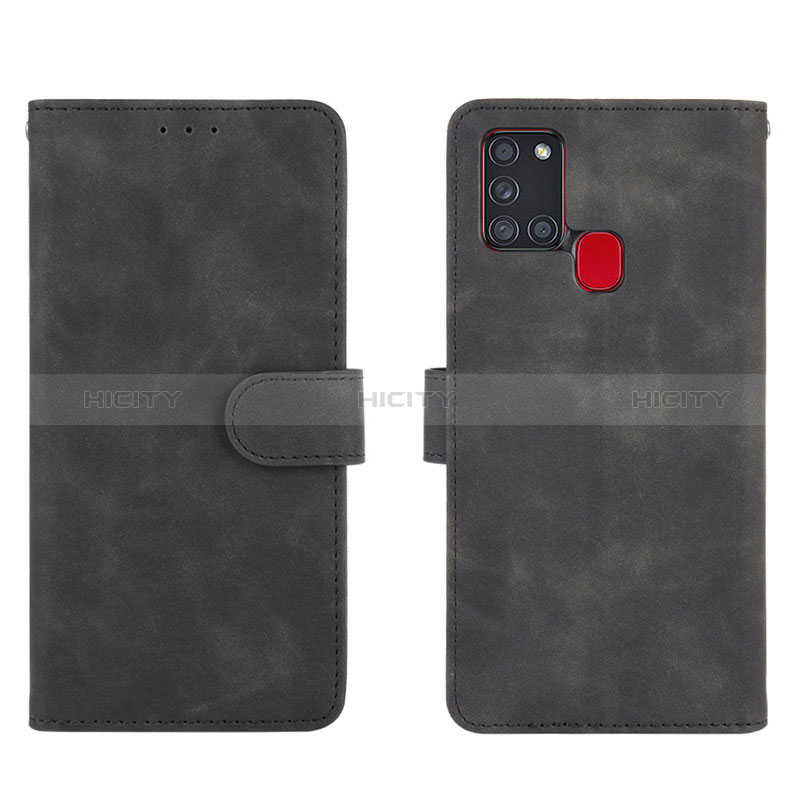 Custodia Portafoglio In Pelle Cover con Supporto L01Z per Samsung Galaxy A21s