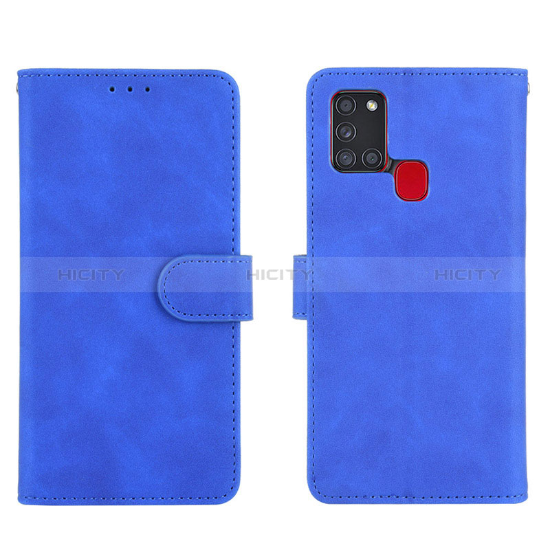 Custodia Portafoglio In Pelle Cover con Supporto L01Z per Samsung Galaxy A21s