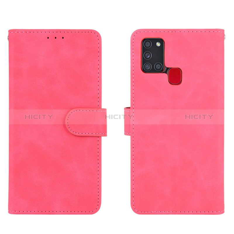 Custodia Portafoglio In Pelle Cover con Supporto L01Z per Samsung Galaxy A21s