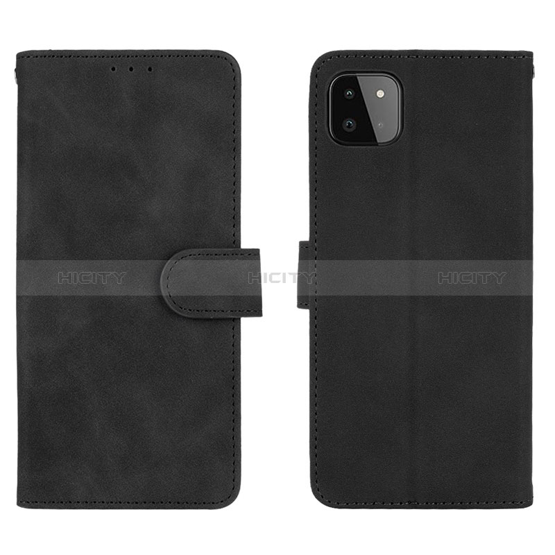 Custodia Portafoglio In Pelle Cover con Supporto L01Z per Samsung Galaxy A22s 5G Nero