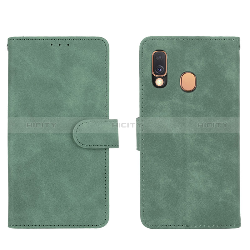 Custodia Portafoglio In Pelle Cover con Supporto L01Z per Samsung Galaxy A40