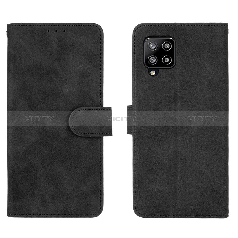 Custodia Portafoglio In Pelle Cover con Supporto L01Z per Samsung Galaxy A42 5G Nero