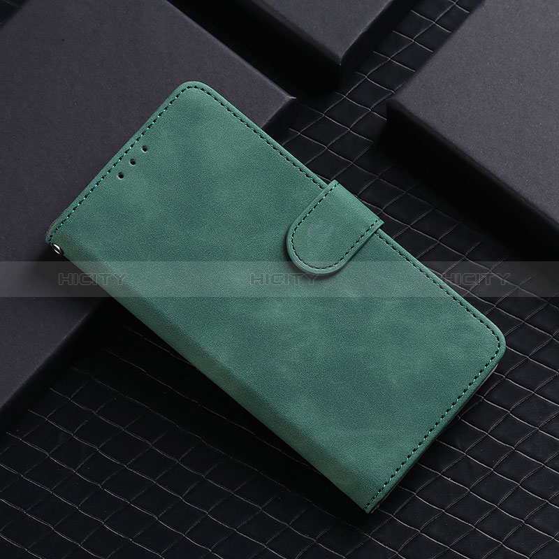 Custodia Portafoglio In Pelle Cover con Supporto L01Z per Samsung Galaxy A91 Verde