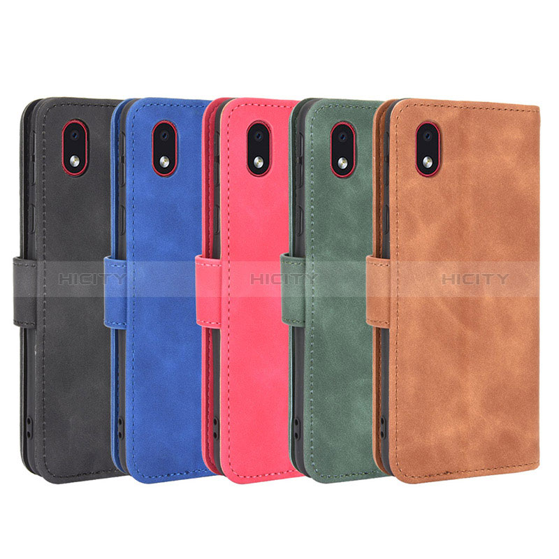 Custodia Portafoglio In Pelle Cover con Supporto L01Z per Samsung Galaxy M01 Core