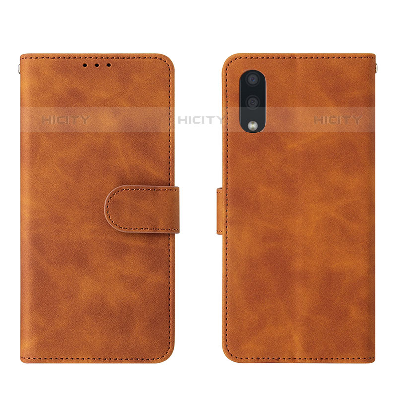 Custodia Portafoglio In Pelle Cover con Supporto L01Z per Samsung Galaxy M02