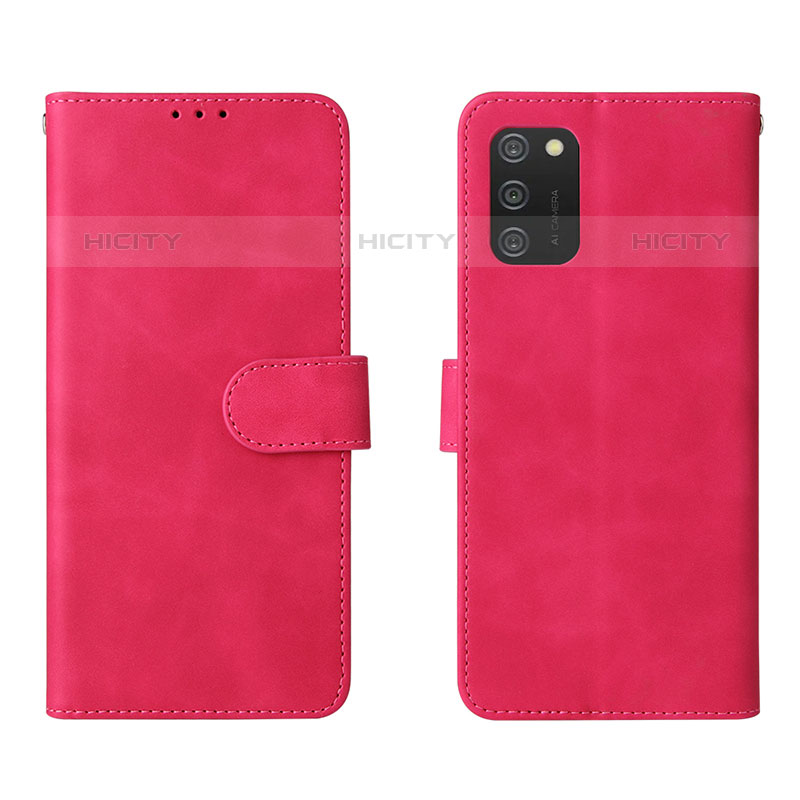 Custodia Portafoglio In Pelle Cover con Supporto L01Z per Samsung Galaxy M02s