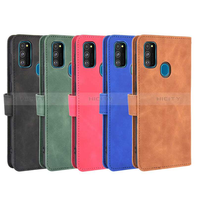 Custodia Portafoglio In Pelle Cover con Supporto L01Z per Samsung Galaxy M30s