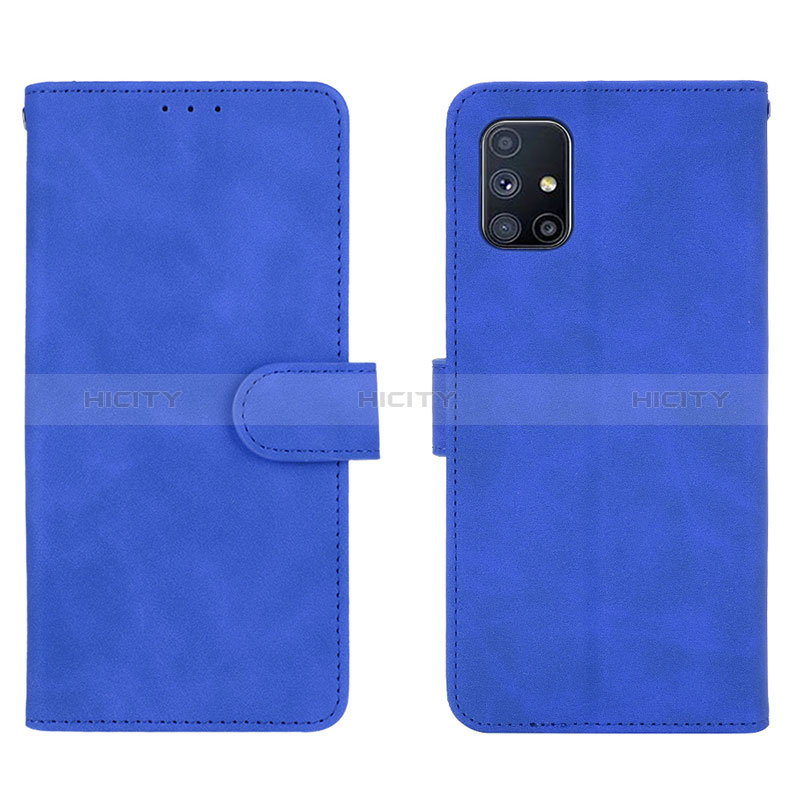 Custodia Portafoglio In Pelle Cover con Supporto L01Z per Samsung Galaxy M51