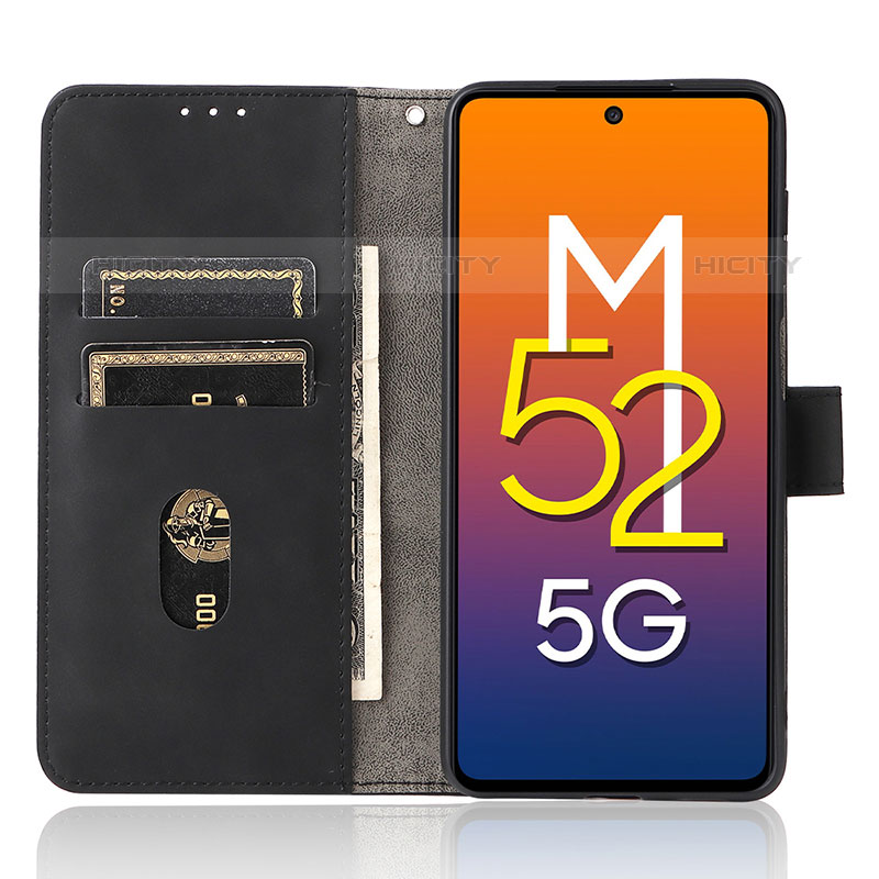 Custodia Portafoglio In Pelle Cover con Supporto L01Z per Samsung Galaxy M52 5G