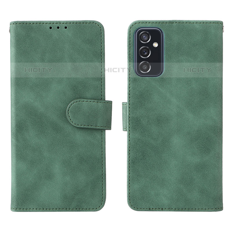 Custodia Portafoglio In Pelle Cover con Supporto L01Z per Samsung Galaxy M52 5G Verde