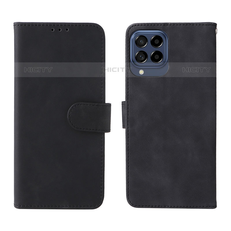 Custodia Portafoglio In Pelle Cover con Supporto L01Z per Samsung Galaxy M53 5G Nero