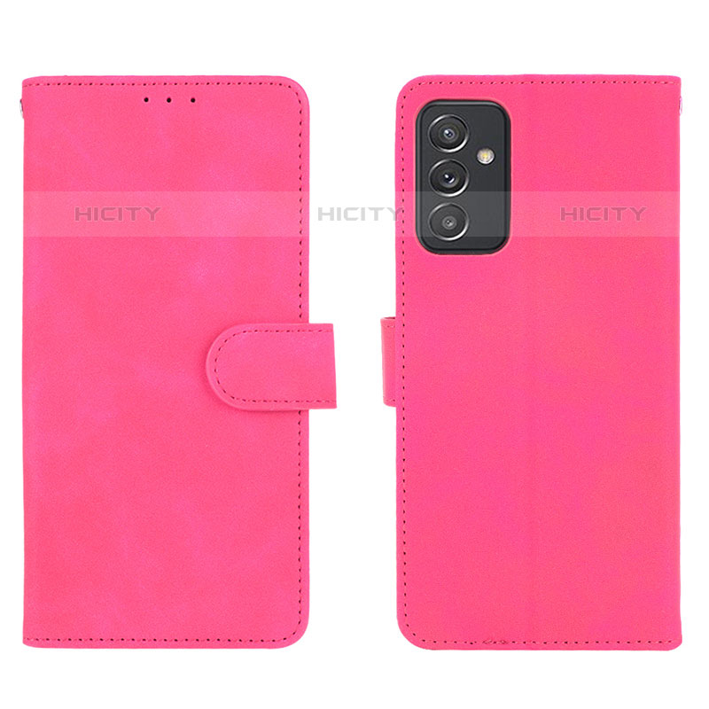 Custodia Portafoglio In Pelle Cover con Supporto L01Z per Samsung Galaxy Quantum2 5G Rosa Caldo