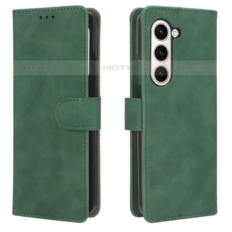 Custodia Portafoglio In Pelle Cover con Supporto L01Z per Samsung Galaxy Z Fold5 5G