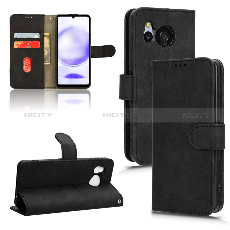 Custodia Portafoglio In Pelle Cover con Supporto L01Z per Sharp Aquos Sense8