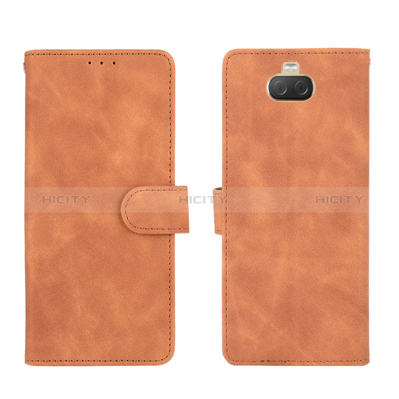 Custodia Portafoglio In Pelle Cover con Supporto L01Z per Sony Xperia 10