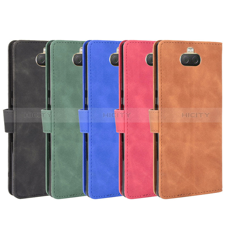 Custodia Portafoglio In Pelle Cover con Supporto L01Z per Sony Xperia 10