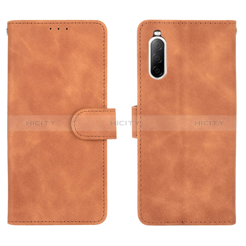 Custodia Portafoglio In Pelle Cover con Supporto L01Z per Sony Xperia 10 II