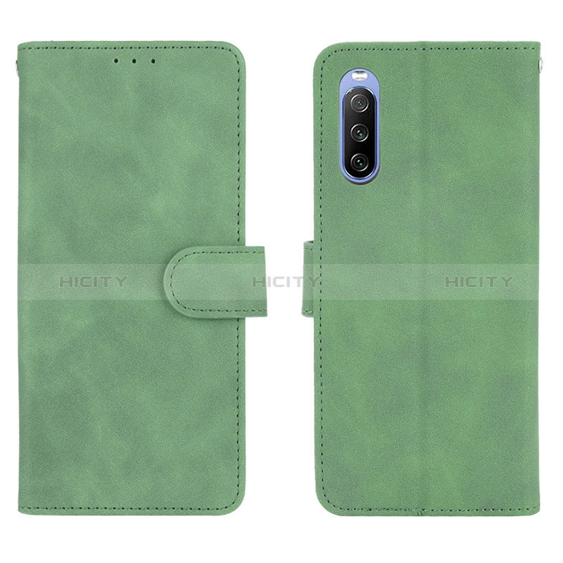 Custodia Portafoglio In Pelle Cover con Supporto L01Z per Sony Xperia 10 III Lite