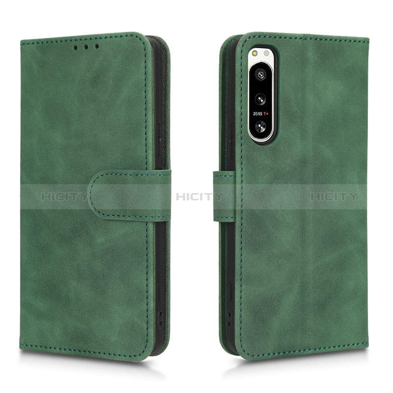 Custodia Portafoglio In Pelle Cover con Supporto L01Z per Sony Xperia 5 IV