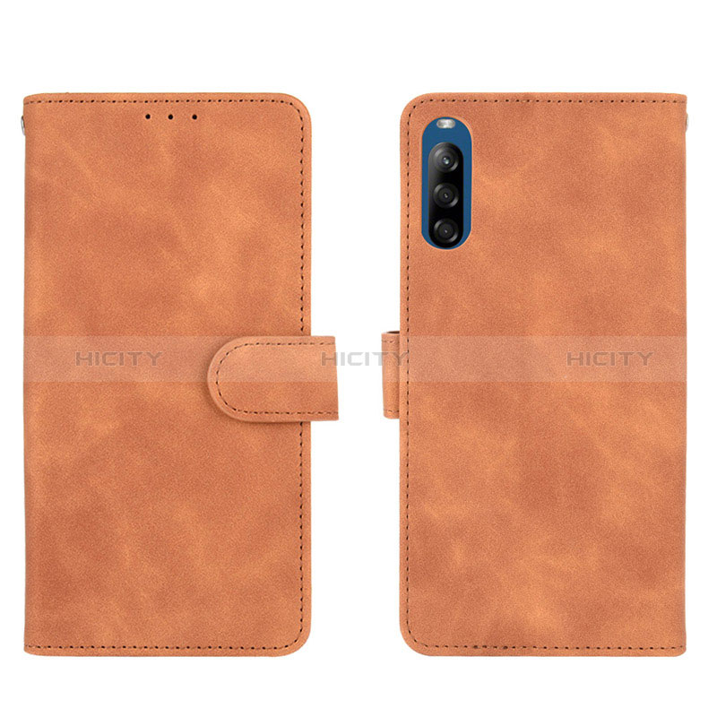 Custodia Portafoglio In Pelle Cover con Supporto L01Z per Sony Xperia L4