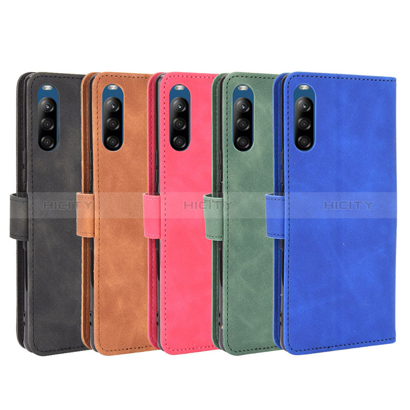 Custodia Portafoglio In Pelle Cover con Supporto L01Z per Sony Xperia L4