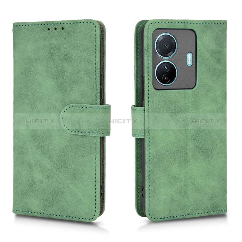 Custodia Portafoglio In Pelle Cover con Supporto L01Z per Vivo T1 5G Verde