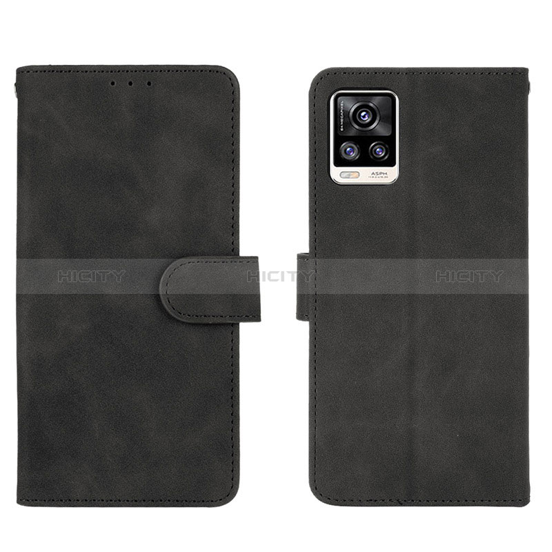 Custodia Portafoglio In Pelle Cover con Supporto L01Z per Vivo V20 Nero