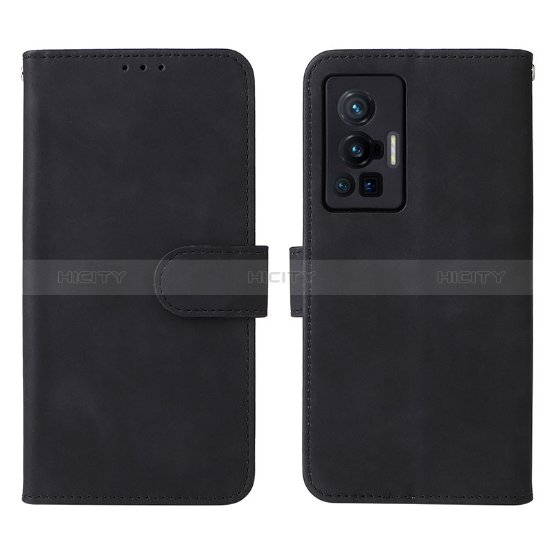 Custodia Portafoglio In Pelle Cover con Supporto L01Z per Vivo X70 Pro 5G Nero