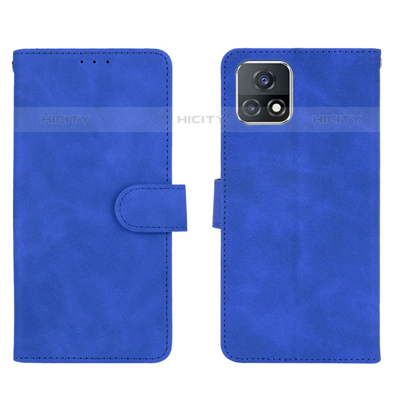 Custodia Portafoglio In Pelle Cover con Supporto L01Z per Vivo Y52s 5G Blu