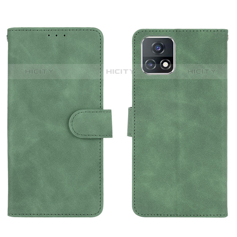 Custodia Portafoglio In Pelle Cover con Supporto L01Z per Vivo Y52s 5G Verde