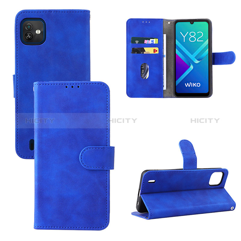 Custodia Portafoglio In Pelle Cover con Supporto L01Z per Wiko Y82