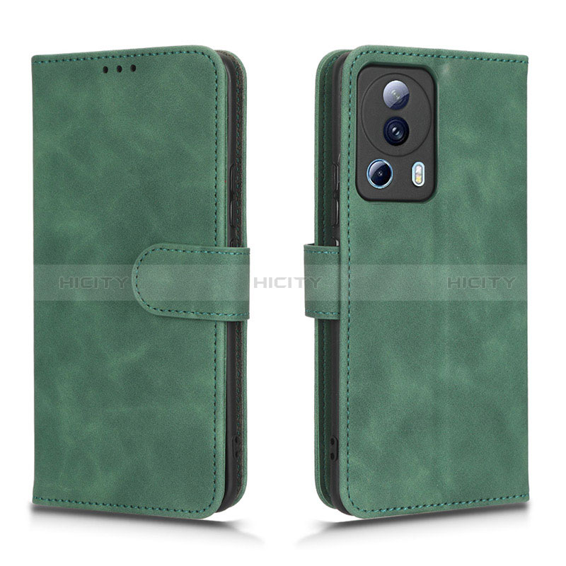 Custodia Portafoglio In Pelle Cover con Supporto L01Z per Xiaomi Civi 2 5G Verde