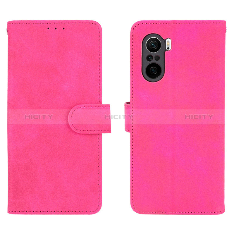 Custodia Portafoglio In Pelle Cover con Supporto L01Z per Xiaomi Mi 11i 5G Rosa Caldo