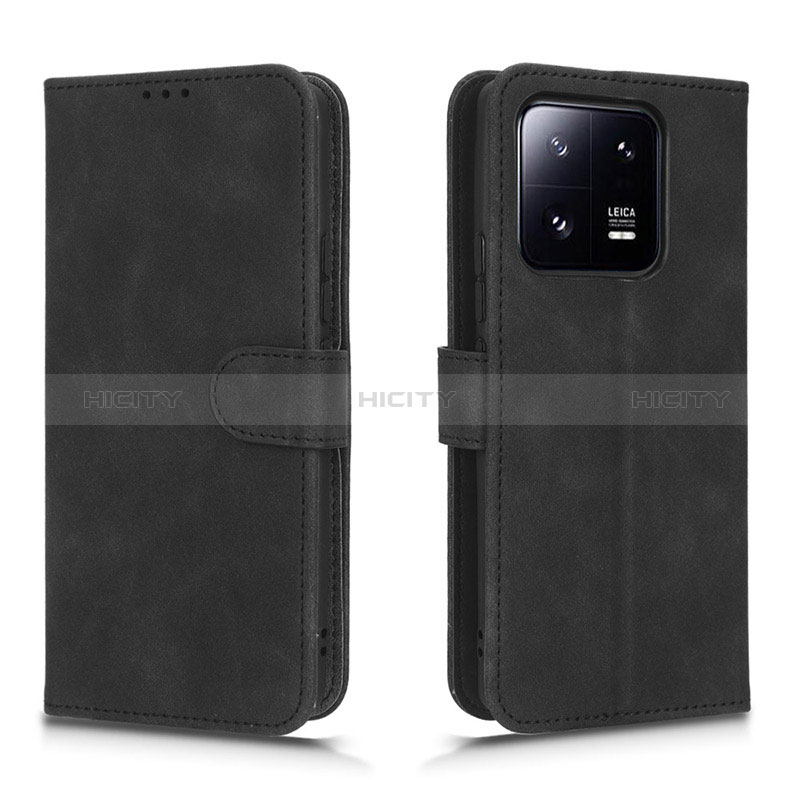 Custodia Portafoglio In Pelle Cover con Supporto L01Z per Xiaomi Mi 13 Pro 5G Nero