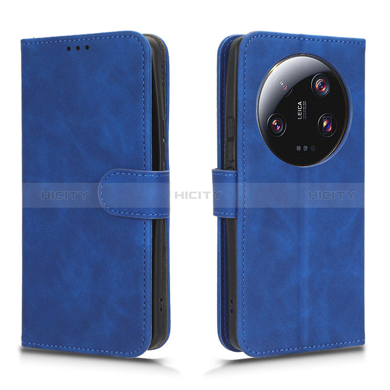 Custodia Portafoglio In Pelle Cover con Supporto L01Z per Xiaomi Mi 13 Ultra 5G Blu