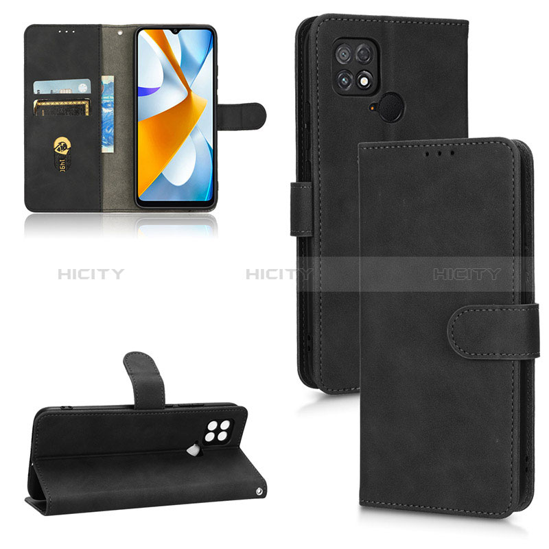 Custodia Portafoglio In Pelle Cover con Supporto L01Z per Xiaomi Poco C40