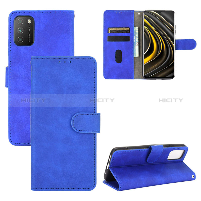 Custodia Portafoglio In Pelle Cover con Supporto L01Z per Xiaomi Poco M3