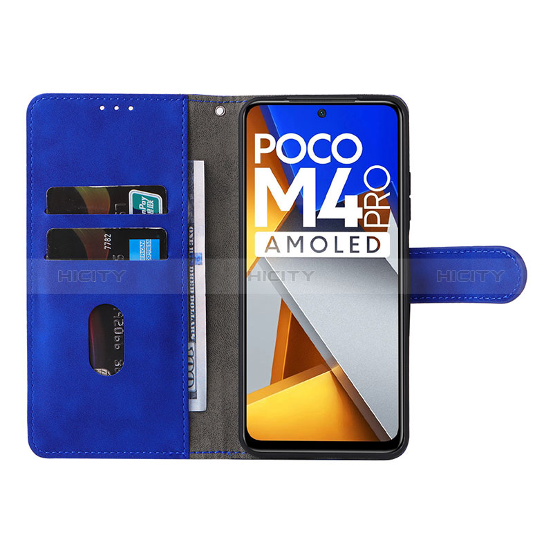 Custodia Portafoglio In Pelle Cover con Supporto L01Z per Xiaomi Poco M4 Pro 4G