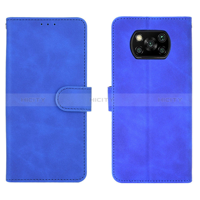 Custodia Portafoglio In Pelle Cover con Supporto L01Z per Xiaomi Poco X3 NFC