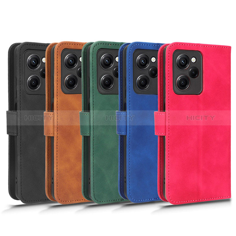 Custodia Portafoglio In Pelle Cover con Supporto L01Z per Xiaomi Poco X5 Pro 5G