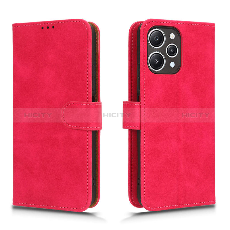 Custodia Portafoglio In Pelle Cover con Supporto L01Z per Xiaomi Redmi 12 4G